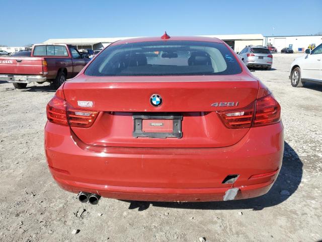 WBA4A5C57FGK15956 - 2015 BMW 428 I GRAN COUPE RED photo 6