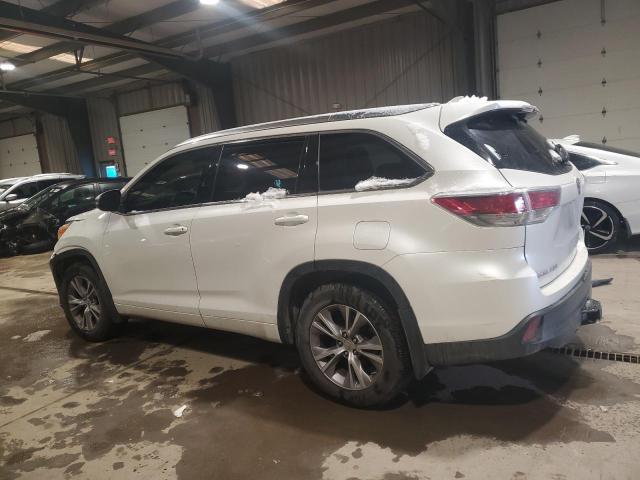 5TDJKRFH5ES005120 - 2014 TOYOTA HIGHLANDER XLE WHITE photo 2