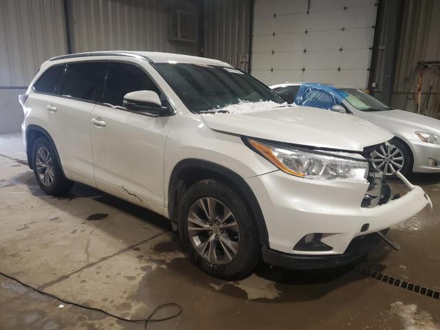 5TDJKRFH5ES005120 - 2014 TOYOTA HIGHLANDER XLE WHITE photo 4