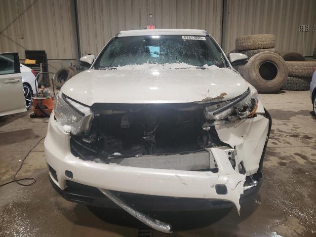 5TDJKRFH5ES005120 - 2014 TOYOTA HIGHLANDER XLE WHITE photo 5