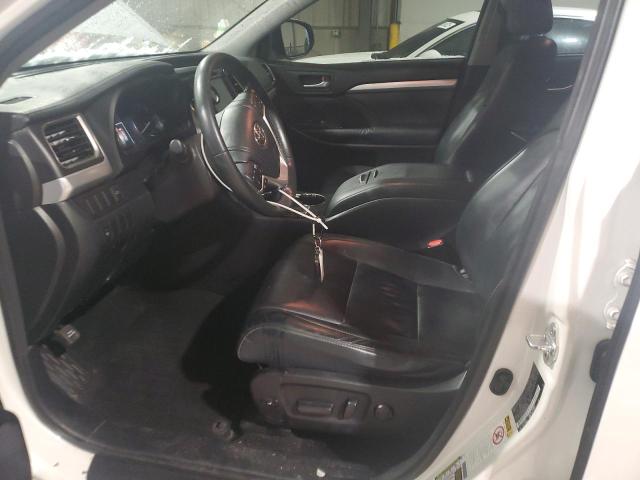 5TDJKRFH5ES005120 - 2014 TOYOTA HIGHLANDER XLE WHITE photo 7