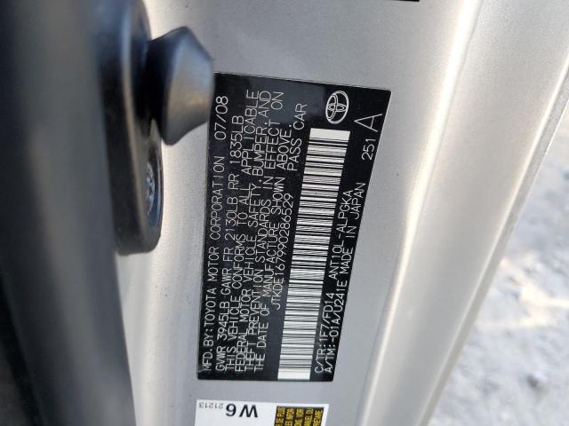 JTKDE167990286529 - 2009 TOYOTA SCION TC 银色 照片 12