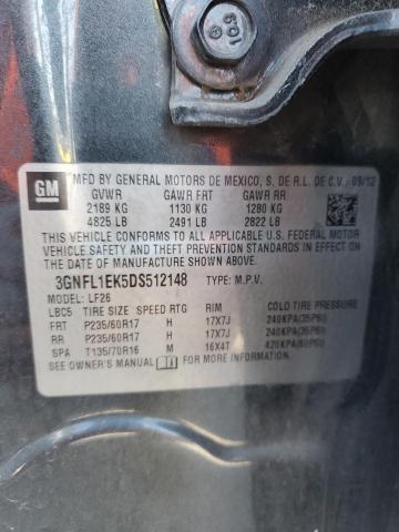 3GNFL1EK5DS512148 - 2013 CHEVROLET CAPTIVA LS 灰色 照片 14