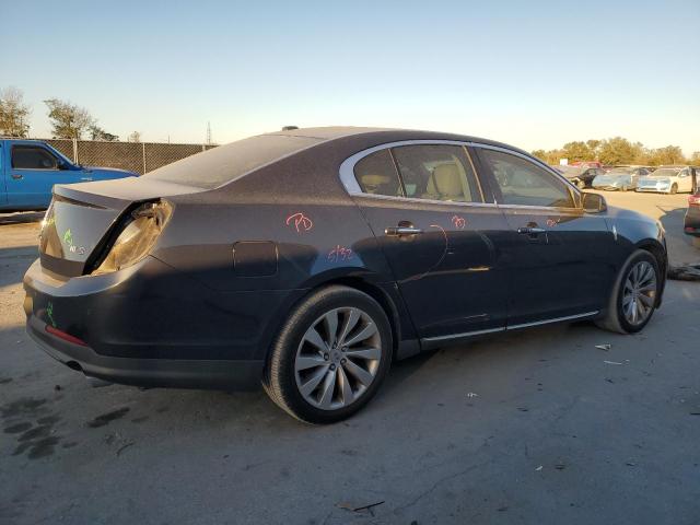 1LNHL9DK9DG612118 - 2013 LINCOLN MKS BLUE photo 3
