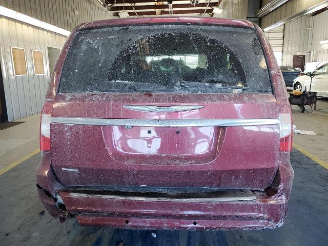 2C4RC1CG4GR166521 - 2016 CHRYSLER TOWN & COU TOURING L RED photo 6