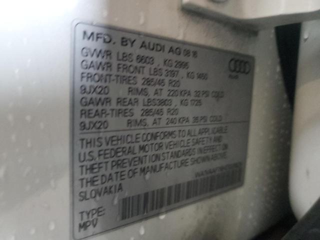 WA1VAAF76HD026825 - 2017 AUDI Q7 PRESTIGE 白色 照片 13