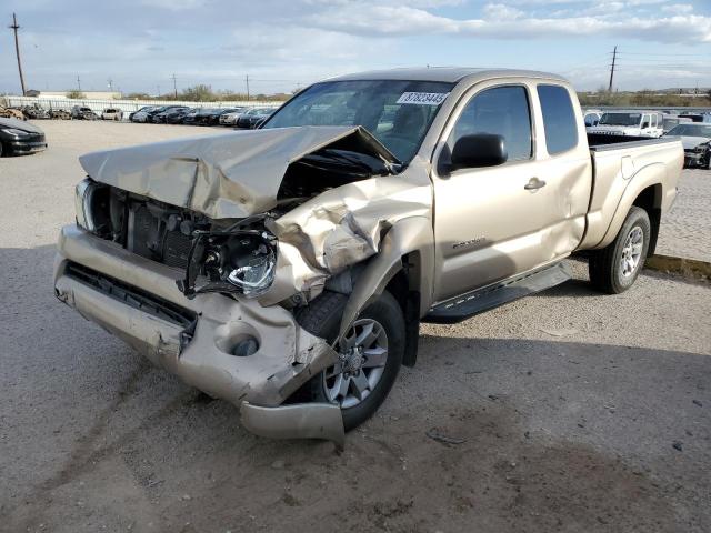 5TETU62N45Z038304 - 2005 TOYOTA TACOMA PRERUNNER ACCESS CAB TAN photo 1