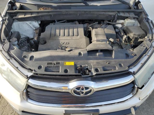 5TDJKRFH9FS140036 - 2015 TOYOTA HIGHLANDER XLE WHITE photo 12