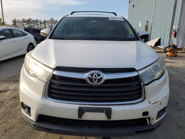 5TDJKRFH9FS140036 - 2015 TOYOTA HIGHLANDER XLE WHITE photo 5