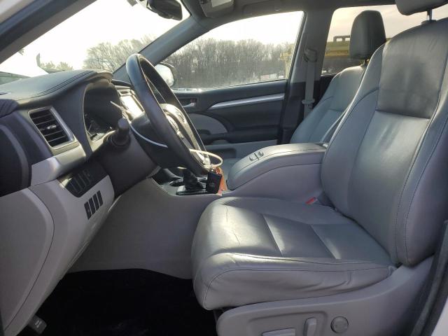 5TDJKRFH9FS140036 - 2015 TOYOTA HIGHLANDER XLE WHITE photo 7