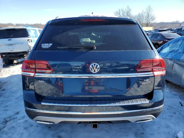 1V2MR2CA7KC617953 - 2019 VOLKSWAGEN ATLAS SEL BLUE photo 6