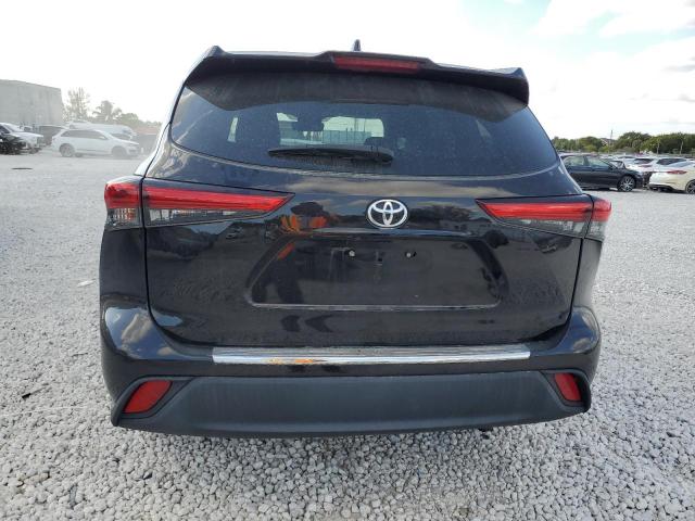 5TDGZRAH3LS010777 - 2020 TOYOTA HIGHLANDER XLE BLACK photo 6