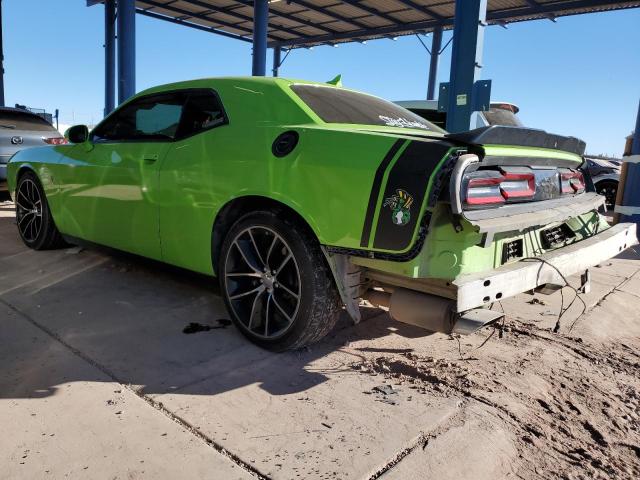 2C3CDZFJ9FH732335 - 2015 DODGE CHALLENGER R/T SCAT PACK GREEN photo 2