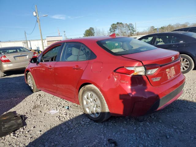 JTDEPRAE4LJ103484 - 2020 TOYOTA COROLLA LE 红色 照片 2
