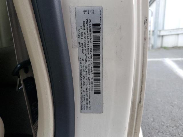 3VWRF31Y29M409328 - 2009 VOLKSWAGEN NEW BEETLE S Bej foto 12