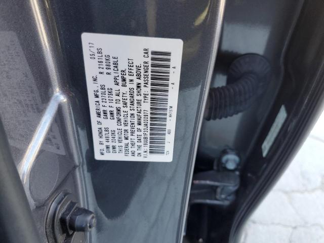 19UUB1F33JA000977 - 2018 ACURA TLX GRAY photo 12