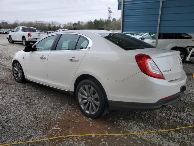 1LNHL9EK6DG607652 - 2013 LINCOLN MKS WHITE photo 2