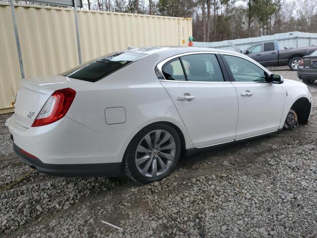 1LNHL9EK6DG607652 - 2013 LINCOLN MKS WHITE photo 3