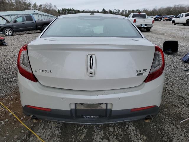 1LNHL9EK6DG607652 - 2013 LINCOLN MKS WHITE photo 6