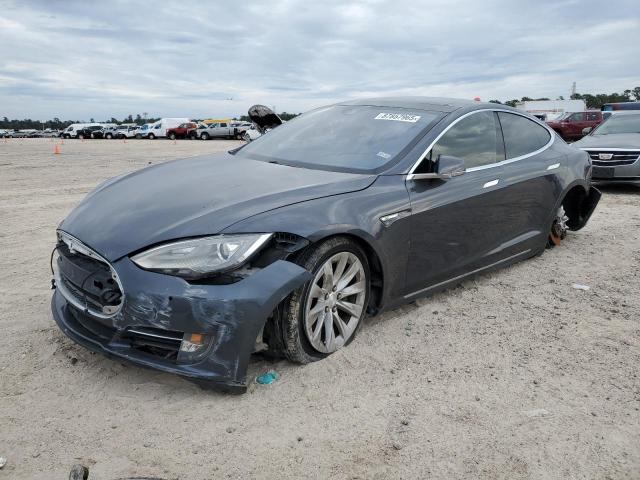 5YJSA1E1XFF119813 - 2015 TESLA MODEL S GRAY photo 1