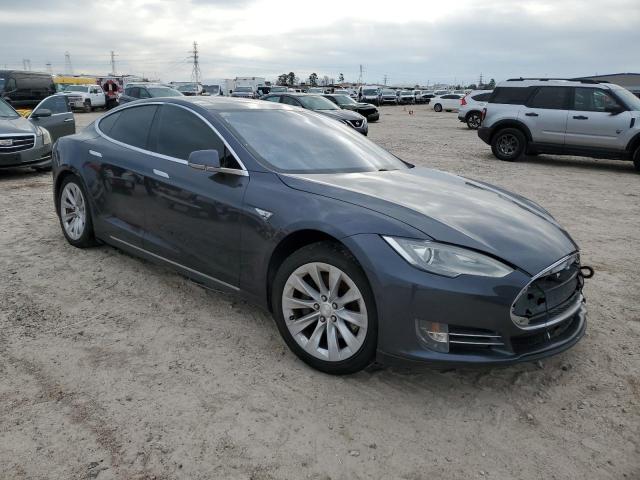 5YJSA1E1XFF119813 - 2015 TESLA MODEL S GRAY photo 4