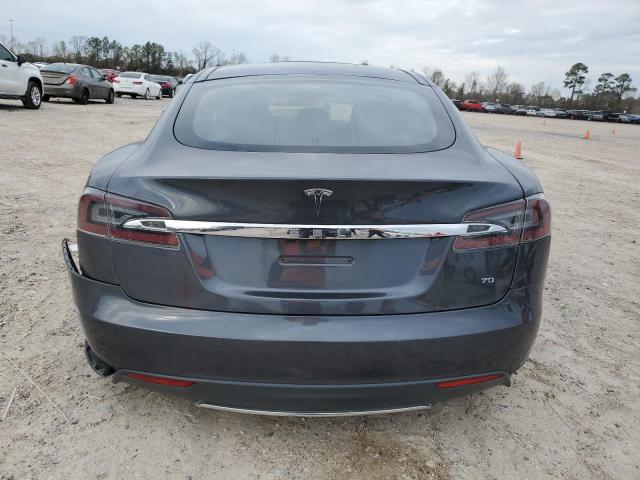 5YJSA1E1XFF119813 - 2015 TESLA MODEL S GRAY photo 6