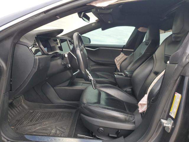 5YJSA1E1XFF119813 - 2015 TESLA MODEL S GRAY photo 7