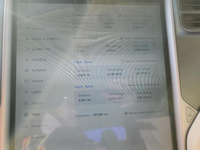 5YJSA1E20JF291656 - 2018 TESLA MODEL S 黑色 照片 9