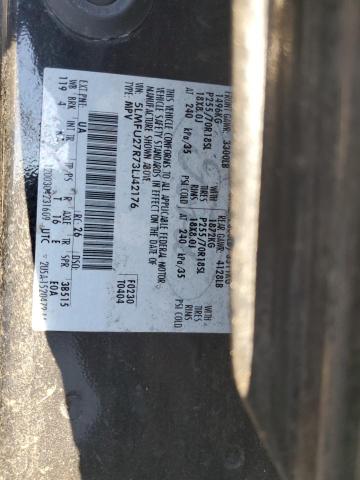 5LMFU27R73LJ42176 - 2003 LINCOLN NAVIGATOR შავი ფოტო 12