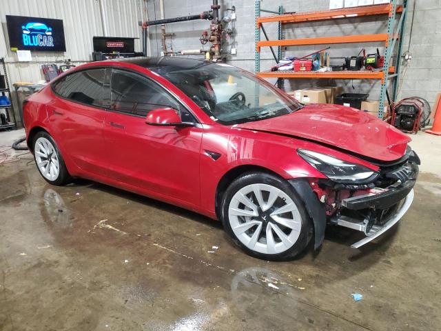 5YJ3E1EA2PF433935 - 2023 TESLA MODEL 3 Rot Foto 4