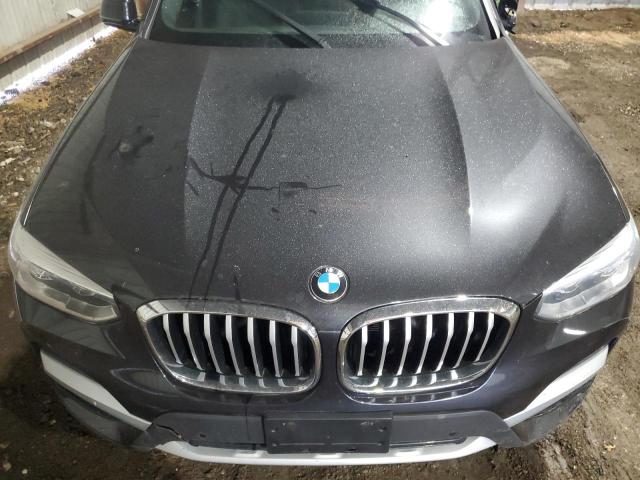 5UXTY3C05M9G65773 - 2021 BMW X3 SDRIVE30I GRAY photo 11
