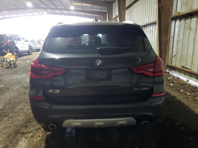 5UXTY3C05M9G65773 - 2021 BMW X3 SDRIVE30I GRAY photo 6