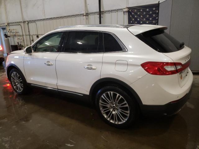 2LMPJ8LR4JBL11211 - 2018 LINCOLN MKX RESERVE Սպիտակ լուսանկար 2