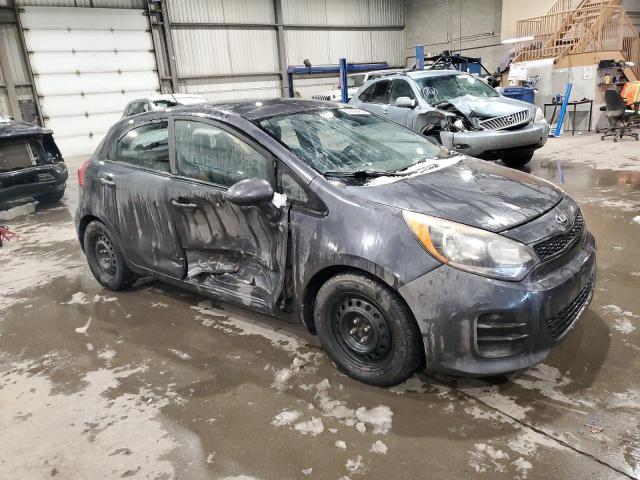 KNADM5A38G6573924 - 2016 KIA RIO LX CHARCOAL photo 4
