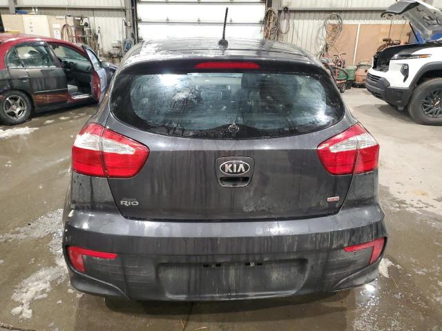 KNADM5A38G6573924 - 2016 KIA RIO LX CHARCOAL photo 6