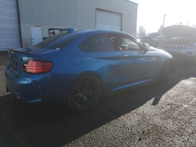 WBS1J5C59JVD36008 - 2018 BMW M2 BLUE photo 3