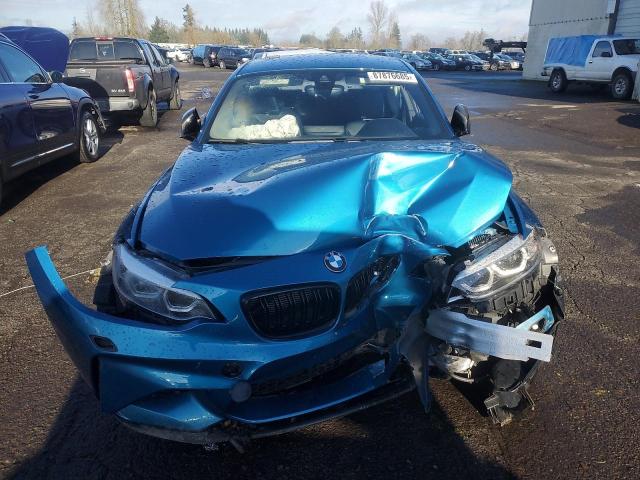 WBS1J5C59JVD36008 - 2018 BMW M2 BLUE photo 5