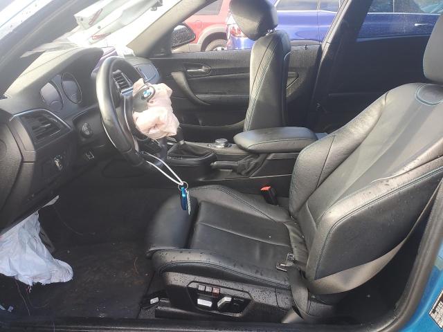 WBS1J5C59JVD36008 - 2018 BMW M2 BLUE photo 7