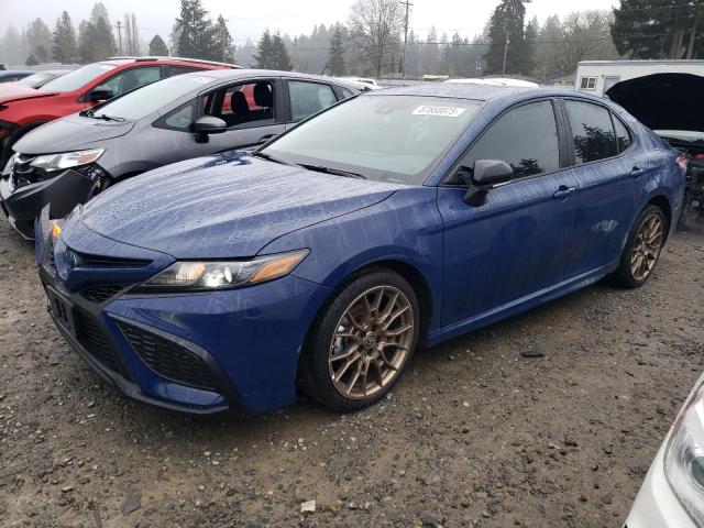 4T1T31AK2RU067968 - 2024 TOYOTA CAMRY SE NIGHT SHADE BLUE photo 1