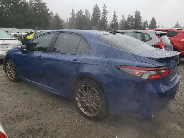 4T1T31AK2RU067968 - 2024 TOYOTA CAMRY SE NIGHT SHADE BLUE photo 2