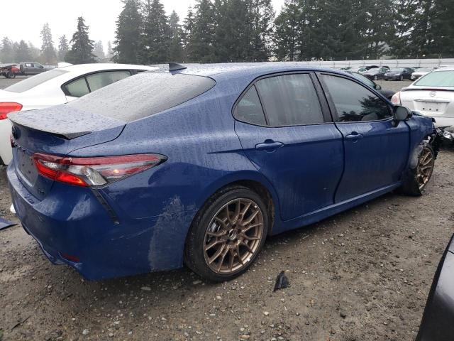 4T1T31AK2RU067968 - 2024 TOYOTA CAMRY SE NIGHT SHADE BLUE photo 3