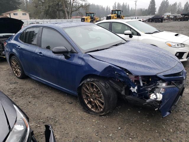 4T1T31AK2RU067968 - 2024 TOYOTA CAMRY SE NIGHT SHADE BLUE photo 4