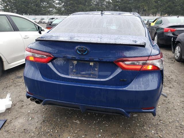 4T1T31AK2RU067968 - 2024 TOYOTA CAMRY SE NIGHT SHADE BLUE photo 6