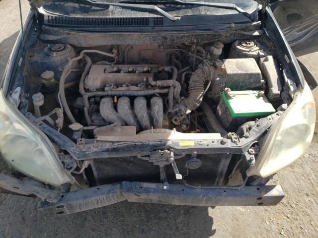 2T1KR32E63C085154 - 2003 TOYOTA COROLLA MA XR BLACK photo 11