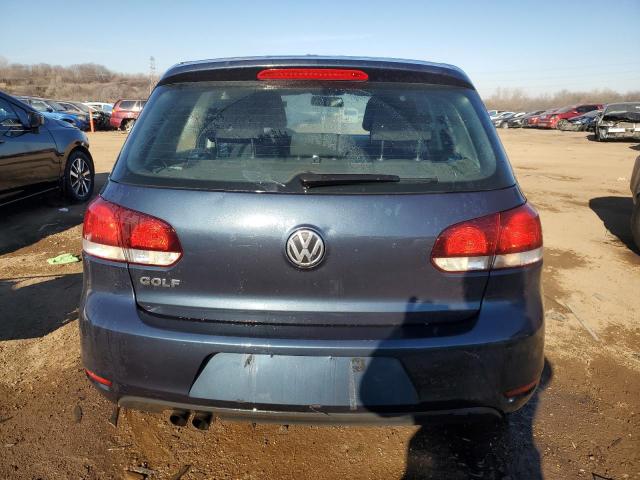 WVWDA7AJXBW104851 - 2011 VOLKSWAGEN GOLF BLUE photo 6
