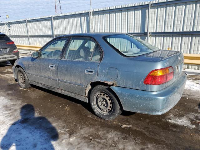 2HGEJ6617YH605468 - 2000 HONDA CIVIC BASE BLUE photo 2