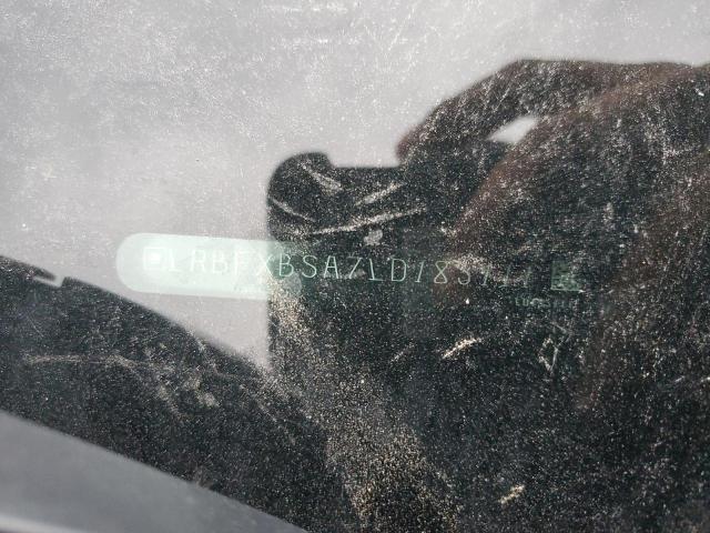 LRBFXBSA7LD183111 - 2020 BUICK ENVISION PREFERRED შავი ფოტო 12