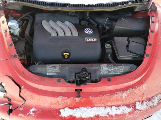 3VWBK21C52M418168 - 2002 VOLKSWAGEN NEW BEETLE GL 红色 照片 11