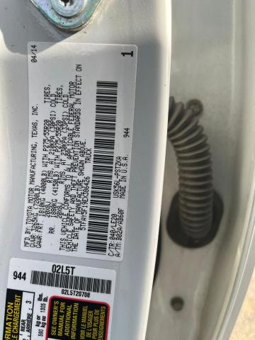 5TFAY5F19EX386426 - 2014 TOYOTA TUNDRA CREWMAX PLATINUM თეთრი ფოტო 10