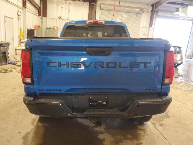 1GCPTFEK0R1176668 - 2024 CHEVROLET COLORADO ZR2 BLUE photo 6